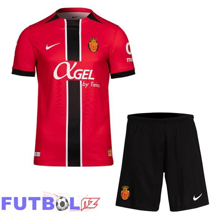 Camisetas De Futbol RCD Mallorca Ninos Primera Rojo 2025/2026