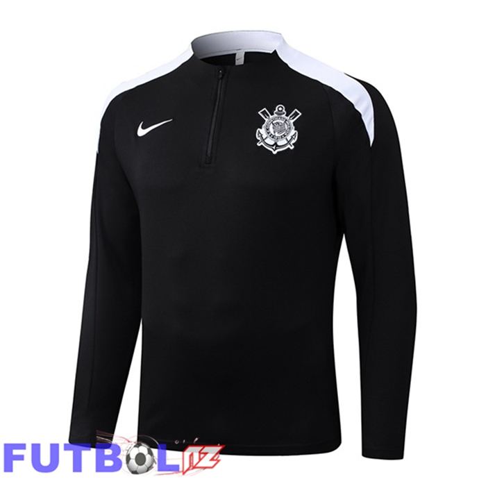 Sudadera De Entrenamiento Corinthians Negro 2025/2026