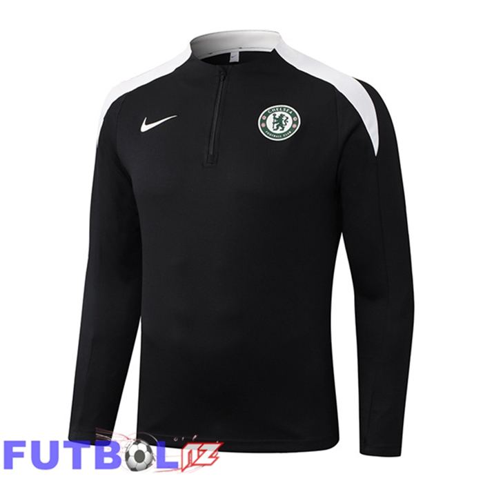 Sudadera De Entrenamiento FC Chelsea Negro 2025/2026