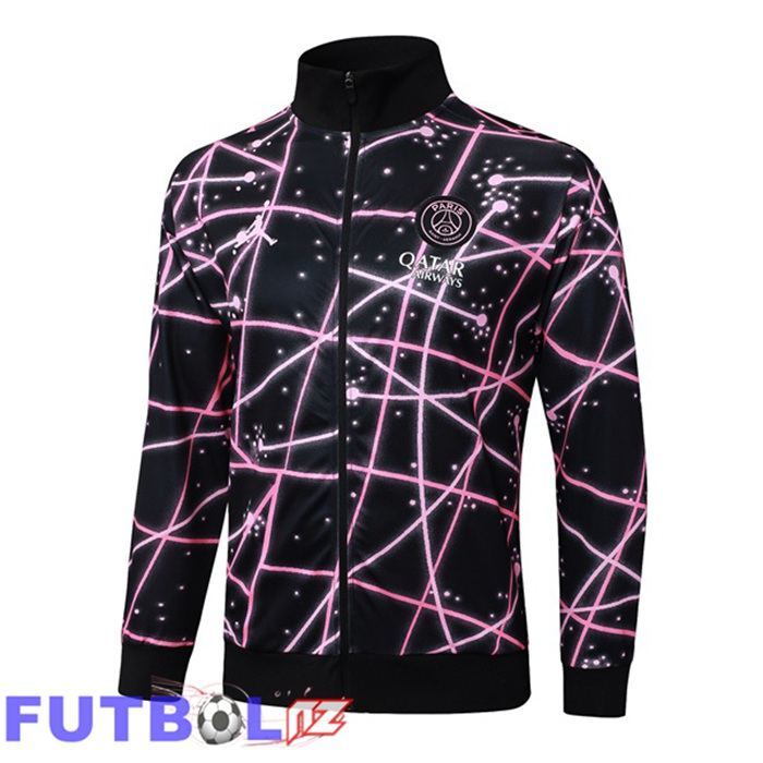 Chaquetas Futbol Jordan Paris PSG Negro Rosado 2025/2026