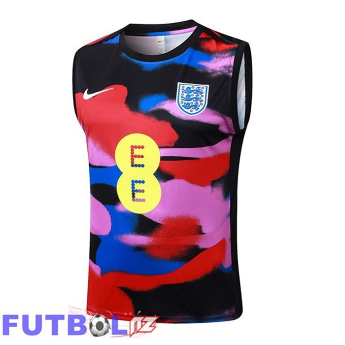 Chalecos De Futbol Inglaterra Rojo Negro Azul 2025/2026