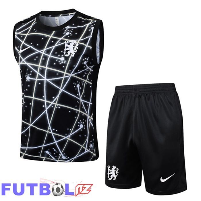 Chalecos De Futbol FC Chelsea + Cortos Negro 2025/2026