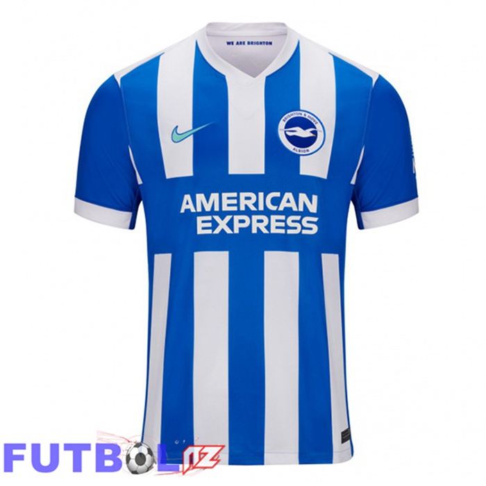 Camisetas De Futbol FC Brighton Primera Azul Blanco 2025/2026