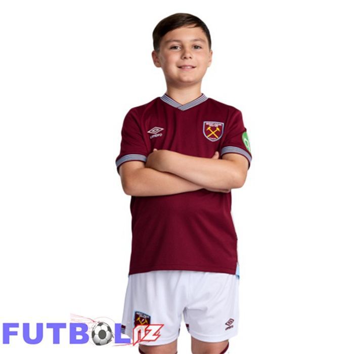 Camisetas De Futbol West Ham United Ninos Primera Rojo 2025/2026