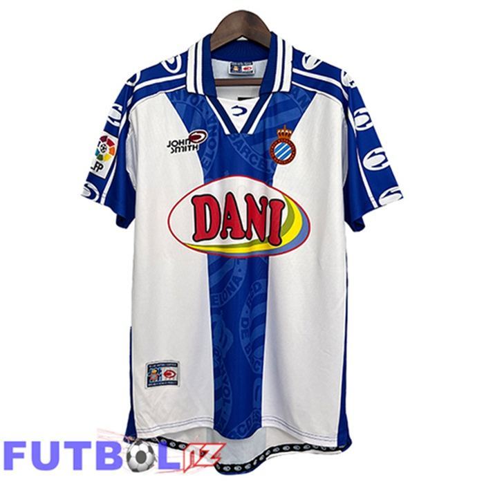 Camisetas De Futbol RCD Espanyol Retro Primera 1999 2000 Camisetas De Futbol RCD Espanyol Retro Primera 1999 2000