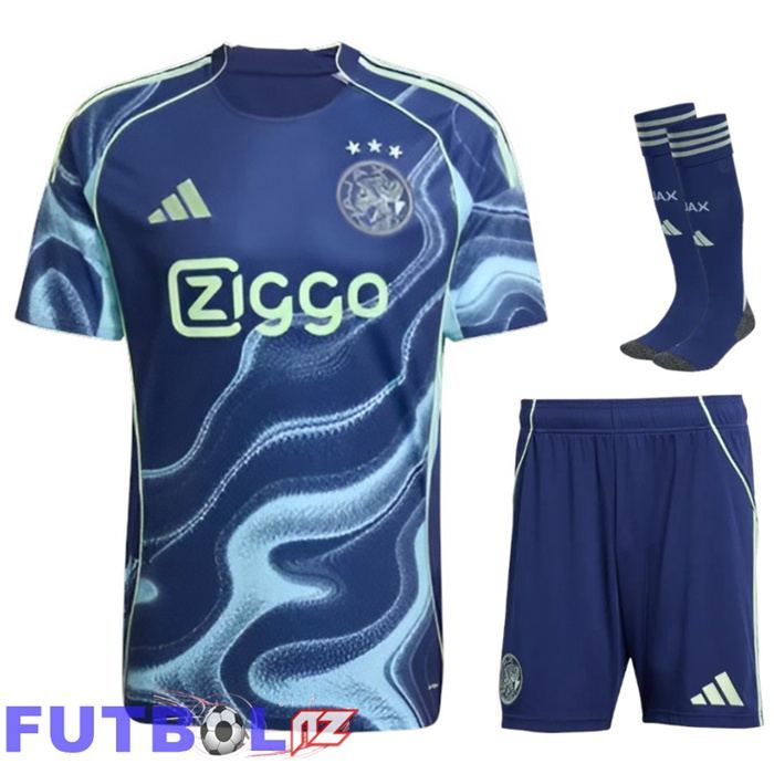 Camisetas De Futbol AFC Ajax Segunda (Cortos + Calcetines) 2025 2026