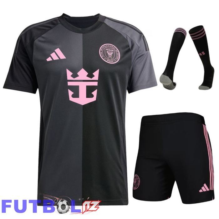 Camisetas De Futbol Inter Miami CF Segunda (Cortos + Calcetines) 2025 2026