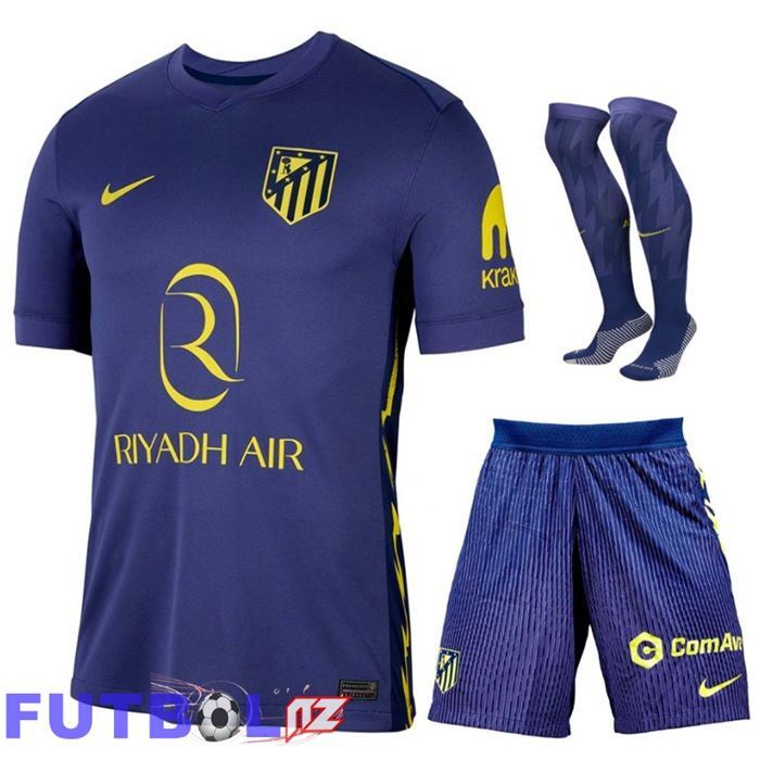 Camisetas De Futbol Atletico Madrid Segunda (Cortos + Calcetines) 2025 2026
