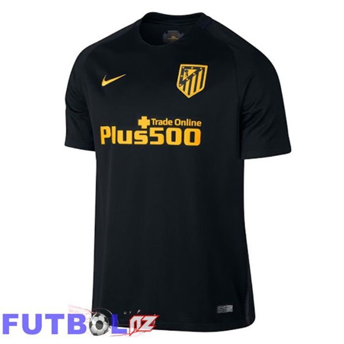 Camisetas De Futbol Atletico Madrid Retro Segunda Negro 2016-2017