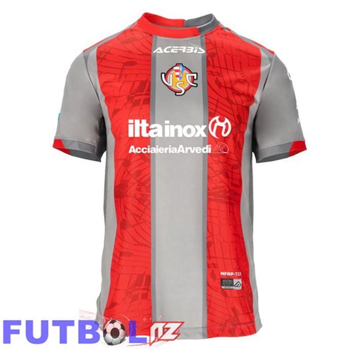 Camisetas De Futbol US Cremonese Primera Naranja Gris 2025/2026