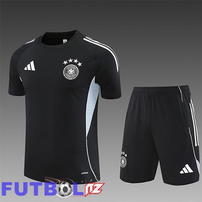 Camiseta Entrenamiento Alemania Ninos Negro/Gris 2025/2026