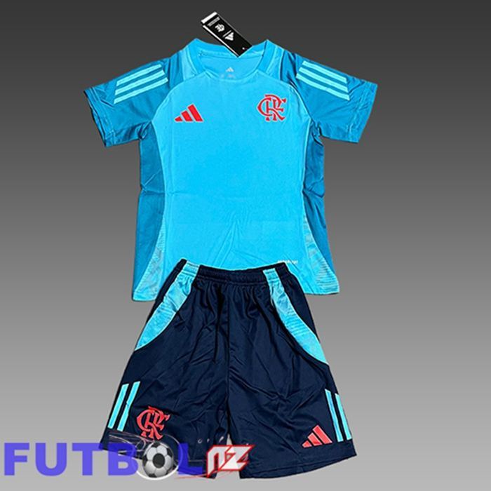 Camiseta Entrenamiento Flamengo Ninos Azul 2025/2026