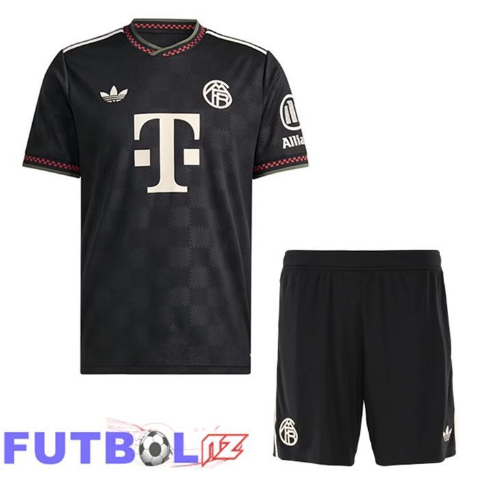 Camisetas De Futbol Bayern Munich Ninos Tercera Negro 2025/2026
