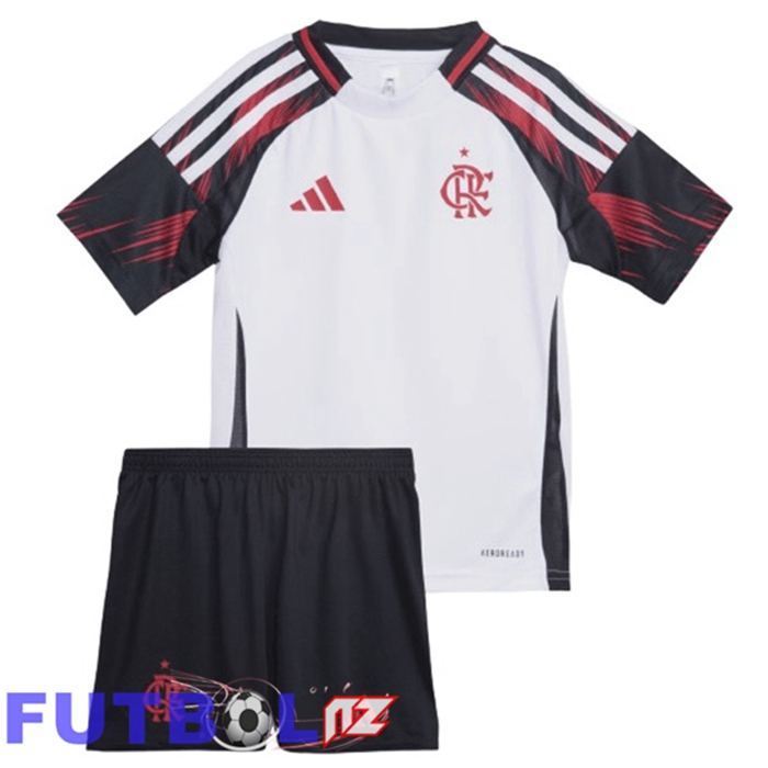Camisetas De Futbol Flamengo Ninos Segunda Blanco 2025/2026