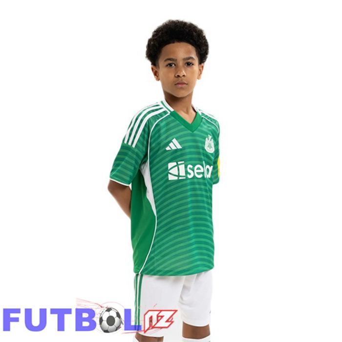 Camisetas De Futbol Newcastle United Ninos Segunda Verde 2025/2026