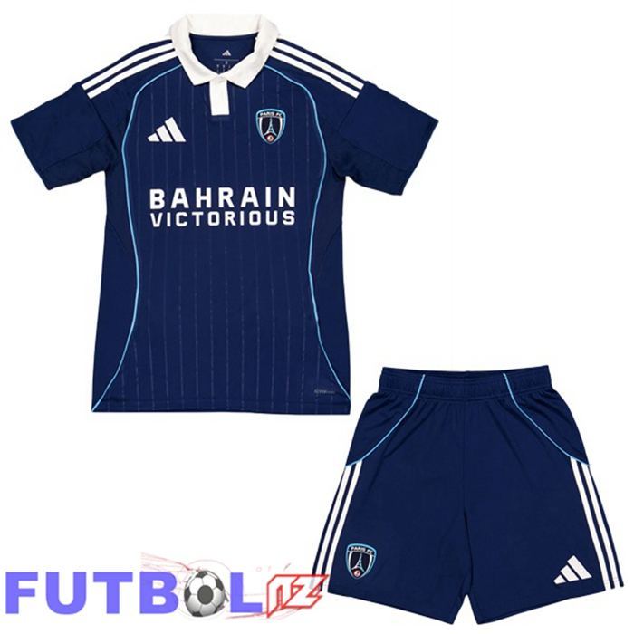 Camisetas De Futbol Paris FC Ninos Primera Azul 2025/2026