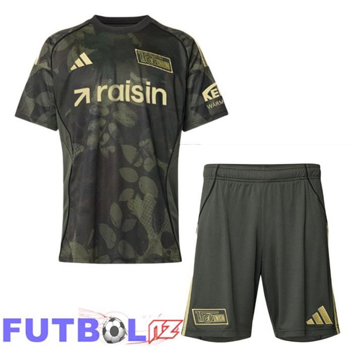 Camisetas De Futbol FC Union Berlin Ninos Segunda Gris Verde 2025/2026
