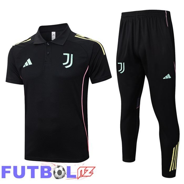 Camiseta Polo Juventus + Pantalones Negro 2025/2026