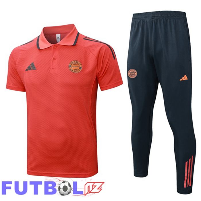 Camiseta Polo Bayern Munich + Pantalones Naranja 2025/2026