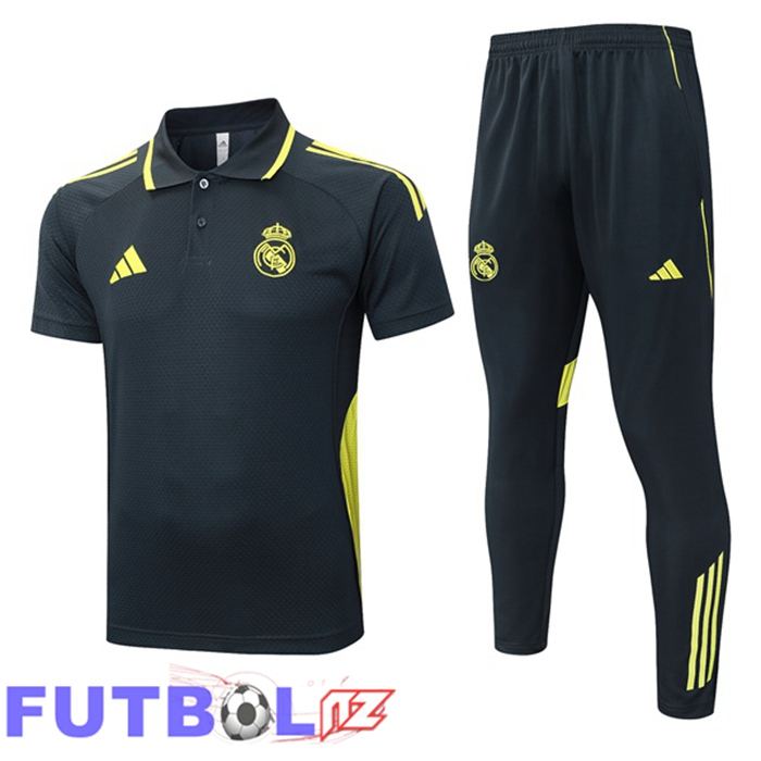 Camiseta Polo Real Madrid + Pantalones Gris 2025/2026