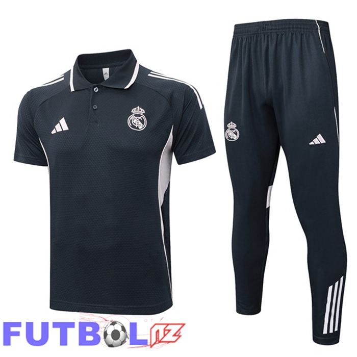 Camiseta Polo Real Madrid + Pantalones Gris 2025/2026