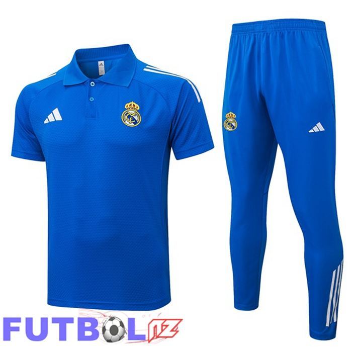 Camiseta Polo Real Madrid + Pantalones Azul 2025/2026