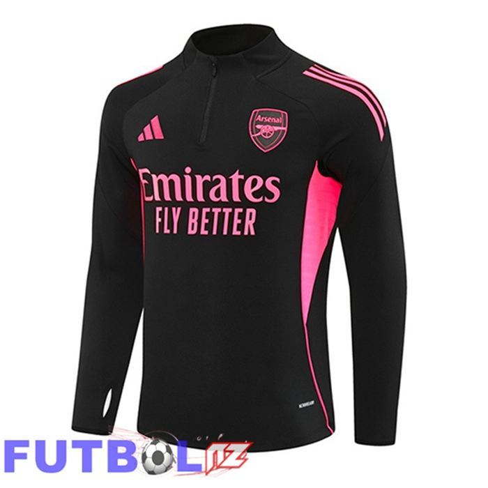 Sudadera De Entrenamiento Arsenal Negro 2025/2026