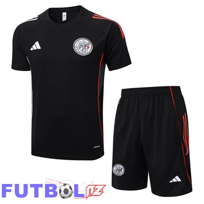 Camiseta Entrenamiento AFC Ajax + Cortos Negro 2025/2026