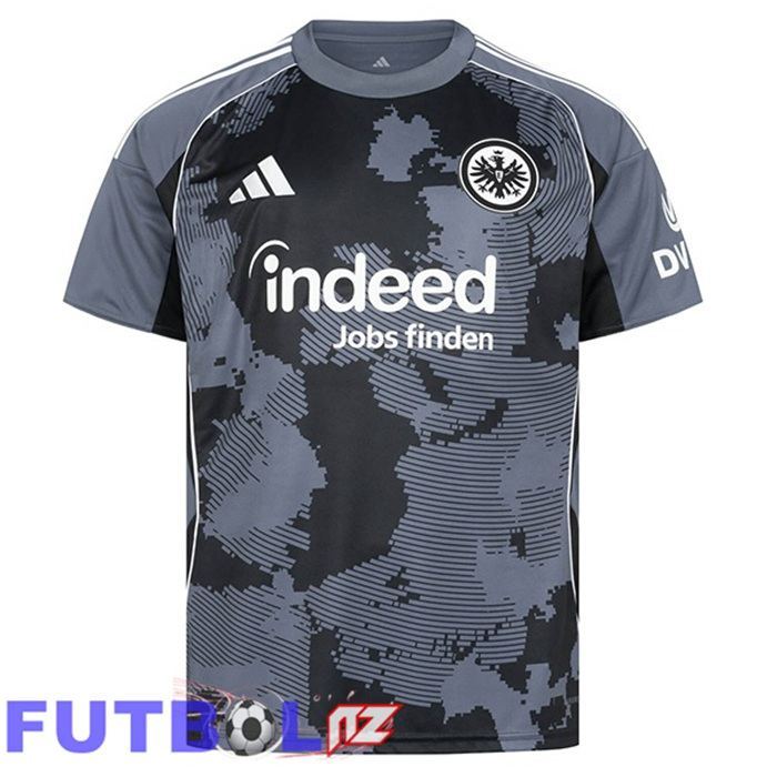 Camisetas De Futbol Eintracht Frankfurt Tercera Gris Negro 2025/2026