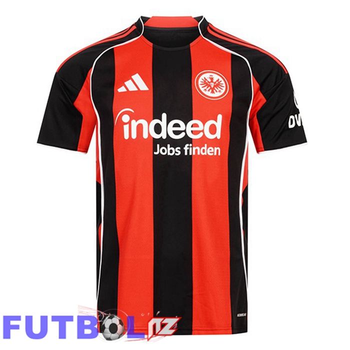 Camisetas De Futbol Eintracht Frankfurt Primera Blanco Rojo 2025/2026