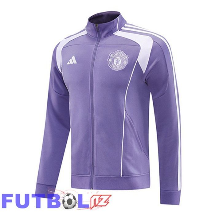 Chaquetas Futbol Manchester United Púrpura 2025/2026