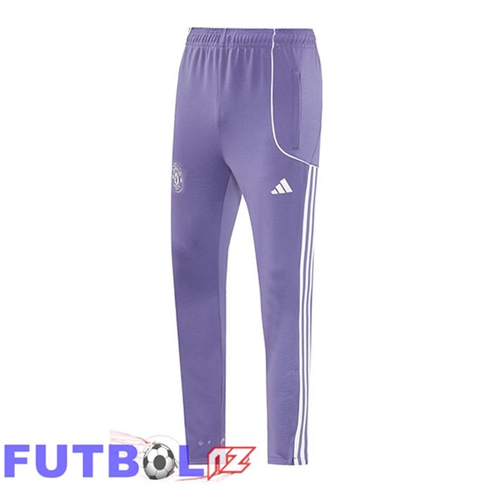 Pantalon Entrenamiento Manchester United Púrpura 2025/2026