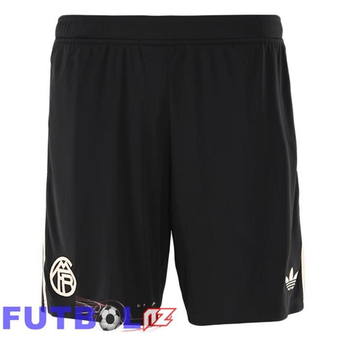 Cortos de Futbol Bayern Munich Tercera Negro 2025/2026