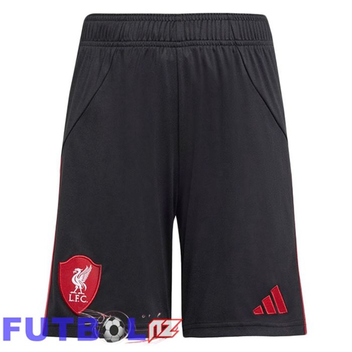 Cortos de Futbol FC Liverpool Primera Negro 2025/2026