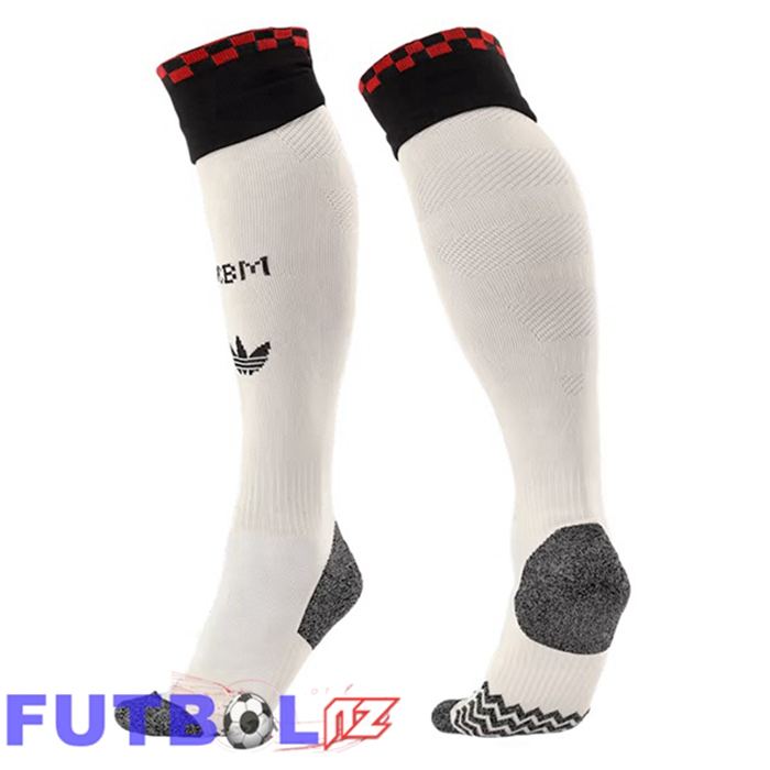 Calcetines De Futbol Bayern Munich Tercera Blanco 2025/2026