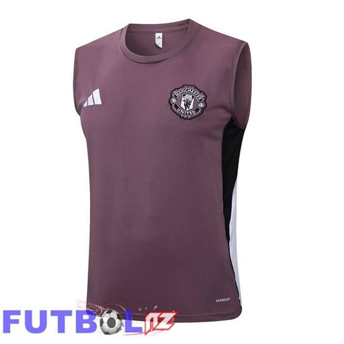 Chalecos De Futbol Manchester United Púrpura 2025/2026