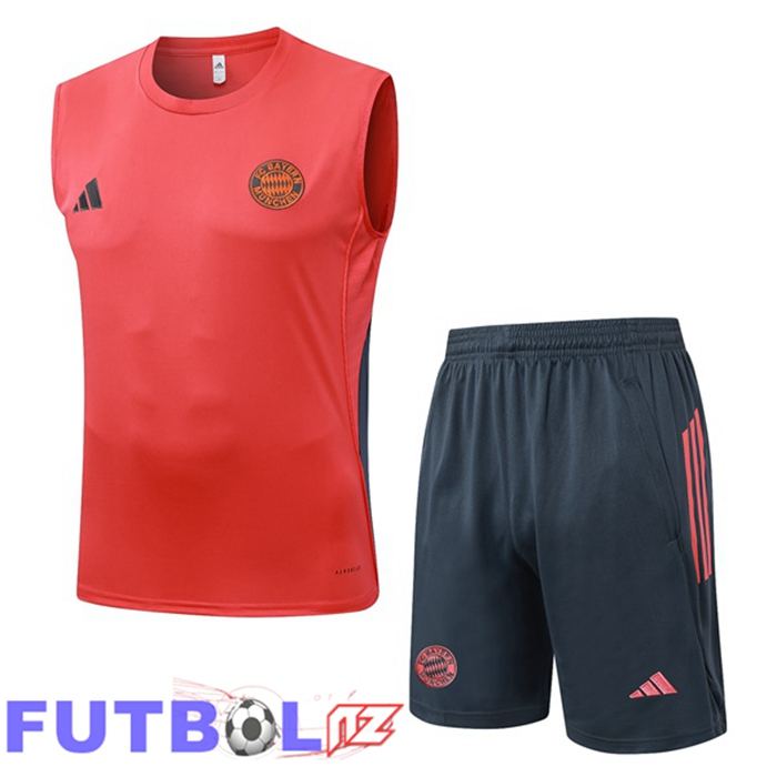 Chalecos De Futbol Bayern Munich + Cortos Naranja 2025/2026