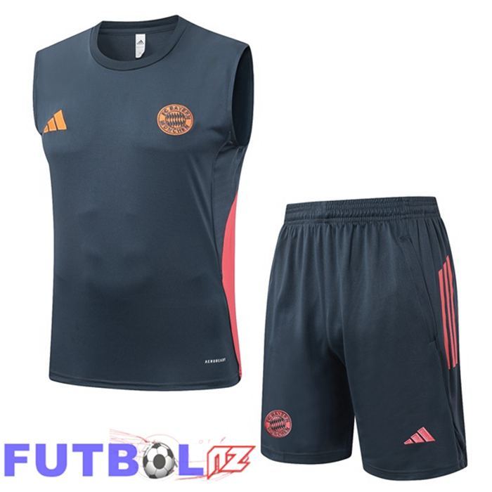 Chalecos De Futbol Bayern Munich + Cortos Gris 2025/2026