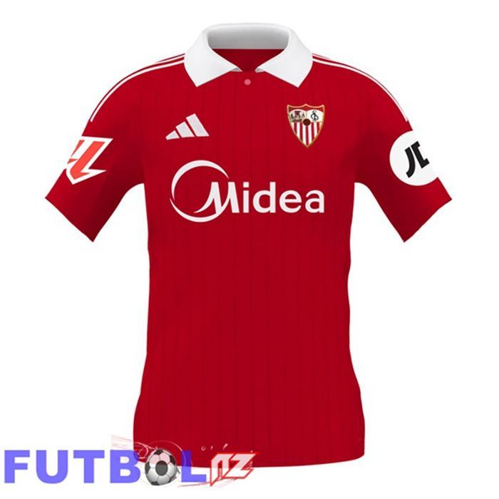 Camisetas De Futbol Sevilla FC Segunda Rojo 2025/2026