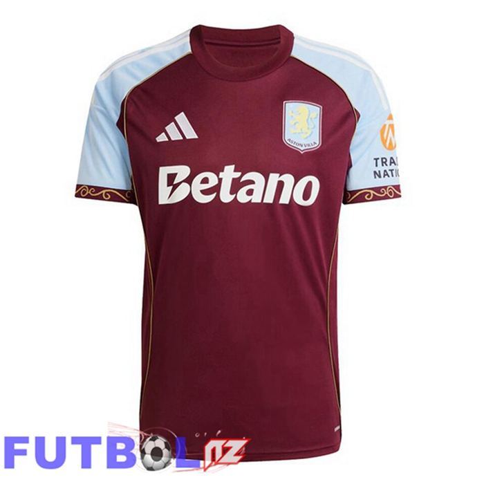 Camisetas De Futbol Aston Villa Primera Rojo 2025/2026
