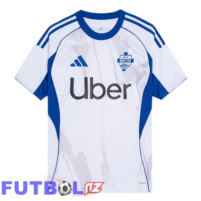 Camisetas De Futbol Como 1907 Segunda Blanco 2025/2026