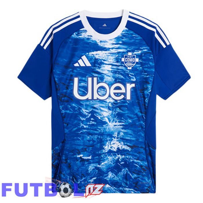 Camisetas De Futbol Como 1907 Primera Azul 2025/2026