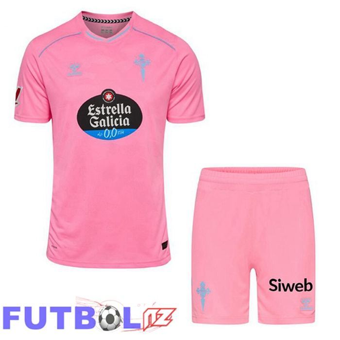 Camisetas De Futbol Celta Vigo Ninos Tercera Rosado 2025/2026