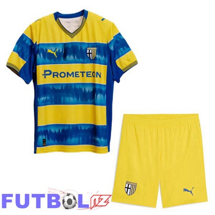 Camisetas De Futbol Parma Calcio Ninos Segunda Amarillo Azul 2025/2026