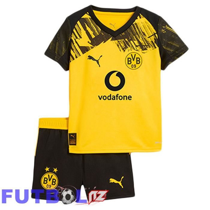 Camisetas De Futbol Dortmund BVB Ninos Primera Amarillo 2025/2026