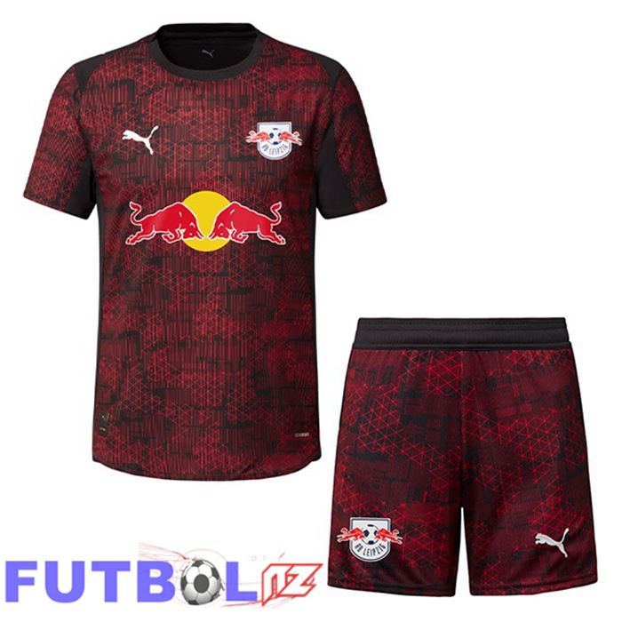 Camisetas De Futbol RB Leipzig Ninos Tercera Marrón 2025/2026