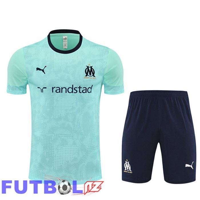Camiseta Entrenamiento Marsella OM + Cortos Verde 2025/2026