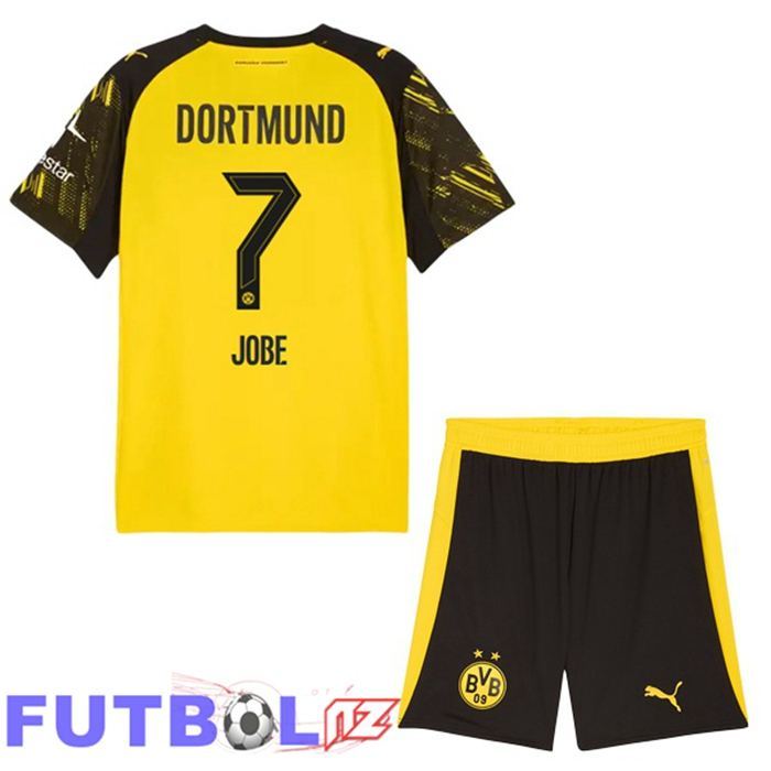 Camisetas De Futbol Dortmund BVB (Jobe 7) Ninos Primera Amarillo 2025/2026