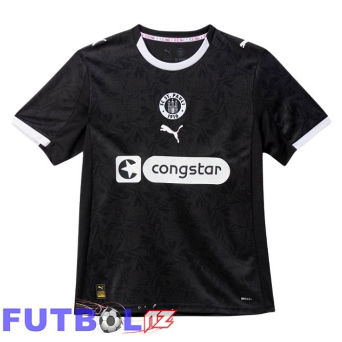 Camisetas De Futbol FC St. Pauli Tercera Gris Negro 2025/2026