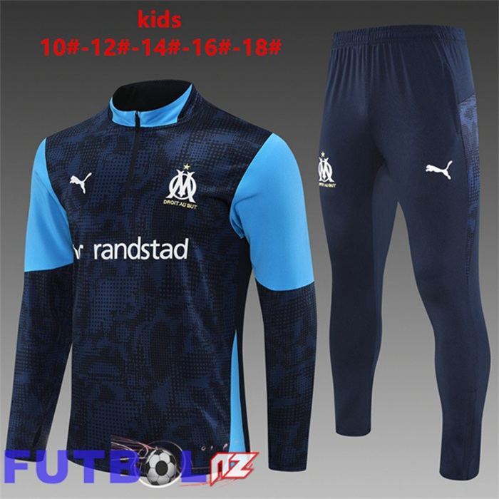 Chandal Equipos De Futbol Marsella OM Ninos Azul Real 2025/2026
